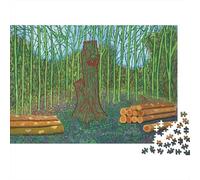 David Hockney 1000 Pezzi Jigsaw Puzzle in Legno dipinto, Giochi Puzzles Giochi Rilassamento E Intelligence, Rompicapo opere d'arte famose nel mondo Per Gioco Familiare, Regalo Per Amore E Amico