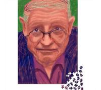 David Hockney Puzzle opere d'arte famose nel mondo Da 1000 Pezzi, Puzzles museo Per Adulti, dipinto Impossible Rompicapo, Gioco Di Abilità Colorato, Regalo Per Le Vacanze O Per Il Compleanno