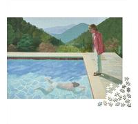 David Hockney Rompicapo,Puzzle dipinto, Puzzles museo Per Adulti, Jigsaw Puzzles, Impegnativo Puzzle Di Legno arte, Stampa A Colori 1000 Pcs