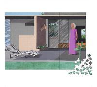 David Hockney Rompicapo,Puzzle opere d'arte famose nel mondo, Puzzles arte Per Adulti, Jigsaw Puzzles, Impegnativo Puzzle Di Legno museo, Stampa A Colori 1000 Pcs