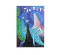 David Hockney Tivoli Amusement Park Poster decorativo da parete, per soggiorno, camera da letto, decorazione moderna per camera da letto, 60 x 90 cm