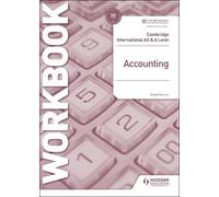 David Horner Cambridge International AS and A Level Accounting Workb (Tascabile)