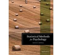 David Howell Statistical Methods for Psychology (Tascabile)