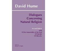 David Hume Dialogues Concerning Natural Religion (Tascabile)