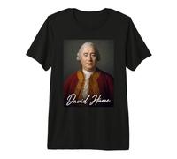 David Hume Filosofo Scozia Maglietta Premium