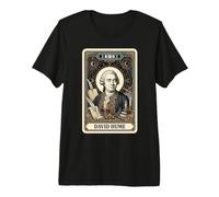 David Hume Filosofo Scozia Maglietta Premium