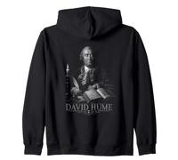 David Hume Studioso di filosofia illuminista Felpa con Cappuccio