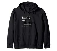 David Is The Best Funny Name Definition Dave David Felpa con Cappuccio