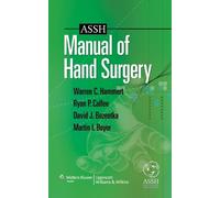 David J. Bozentka ASSH Manual of Hand Surgery (Tascabile)