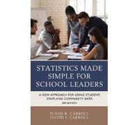 David J. Carroll Susan Rovezzi C Statistics Made Simple for School L (Tascabile)