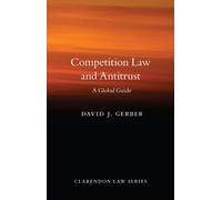 David J. Gerber Competition Law and Antitrust (Tascabile) Clarendon Law Series