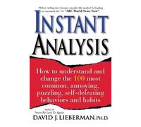 David J. Lieberman Instant Analysis (Copertina rigida)