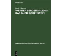 David J. Parent Werner Bergengruen's Das Buch Rodenstein (Copertina rigida)