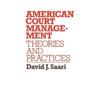 David J. Saari American Court Management (Copertina rigida)