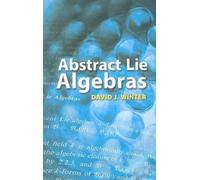 David J Winter Abstract Lie Algebras (Tascabile) Dover Books on Mathematics