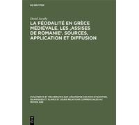 David Jacoby La Féodalité En Grèce Médiévale. Les 'Assises de (Copertina rigida)