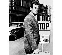 David Janssen Nei Panni Del Dott. Richard Kimble Poster Stampa 24x20"