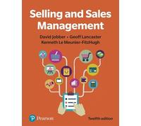 David Jobber Geoffrey Lancaster Kenneth Le Meunie Selling and Sales (Tascabile)