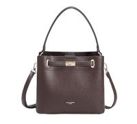 David Jones - Borsa a Mano Secchio Indossato a Spalla - Borsa a tracolla di medie dimensioni - 3 scomparti multitasche - Elegante classico chic città alla moda Designer Bucket Bag, marrone cioccolato