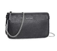 David Jones - Borsa a tracolla da donna con perla e sfera - Borsa da sera Catene in similpelle PU - Borsa per telefono a portafoglio - Città da viaggio alla moda elegante, Nero