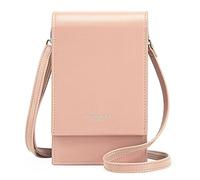 David Jones - Borsa a tracolla per telefono cellulare da donna - Piccola borsa a tracolla - Mini borsa elegante - Ecopelle coccodrillo - Città Lavoro Viaggi Serata, Rosa, taglia unica, Elegante