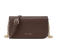 David Jones - Borsa a tracolla piccola donna patta pelle PU catena | Borsa a Mano Spalla Similpelle Rigida, Borsa Besace Pochette, Città Serata Shopping Lavoro, Moda Elegante Moda Chic