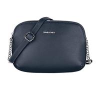David Jones - Borsa a Tracolla Spalla Donna - Borsa a Mano Piccola Molte Tasche - Borsetta PU Pelle Multitasche - Pochette Media Crossbody Messenger Bag - Moda Casual Lavoro Quotidiana - Blu