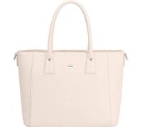 David Jones - Borsa da donna - Tote Tote Pelle PU Indossata Spalla Tracolla - Multi Tasca Più Scomparti - Borsa Tote Città Lavoro Elegante Classico Chic Signore, bianco, Taglia unica