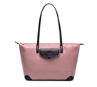 David Jones - Borsa Tote Nylon Impermeabile Donna - Shopper Bag Pieghevoli - Borsa a Spalla Tracolla Shopping - Borsa a Mano Capiente Elegante - Borsetta Grande Capacità Moda Viaggio Quotidiana - Rosa