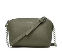 David Jones - Borsa Tracolla Piccola Donna - Borsa a Spalla Catena - Crossbody Messenger Bag PU Pelle - Borsetta Mano Borsello Sera Noche Clutch Pochette Elegante Moda Città Lavoro - Verde Kaki
