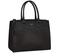 David Jones - Grande Borsa a Mano Donna Elegante - Borsa a Spalla Tracolla PU Pelle Capiente - Satchel Tote Shopper Bag Lavoro - Molte Tasche Scomparti - Quotidiana Moda - Nero