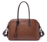 David Jones - Grande borsa da bowling donna, lezioni di lavoro A4, Marrone Cognac, L