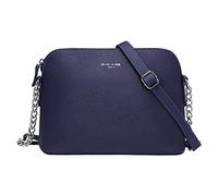 David Jones - Piccola Borsa a Tracolla Spalla Donna Catena - Borsa Mano PU Pelle Messenger Crossbody Bag - Clutch Borsetta Sera Pochette Moda - Shopping Viaggio Sacchetto Borsello - Blu