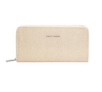 David Jones Portafoglio lungo da donna, ecopelle, 3 scomparti per banconote, tasca interna con cerniera, più scomparti per carte, Tan Oxford a righe, Taille unique, Contemporaneo