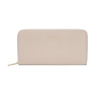 David Jones Portafoglio lungo da donna, ecopelle, 3 scomparti per banconote, tasca interna con cerniera, più scomparti per carte, Tan Oxford, Taille unique, Contemporaneo
