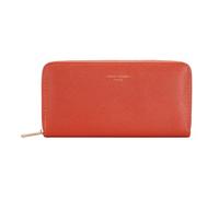 David Jones Portafoglio lungo da donna, similpelle, 3 scomparti per banconote, tasca interna con cerniera, scomparti multipli, terracotta, Taille unique, Contemporaneo