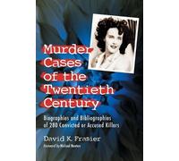 David K. Frasier Murder Cases of the Twentieth Century (Tascabile)