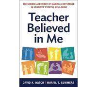 David K. Hatch Muriel Summers Teacher Believed in Me (Tascabile)