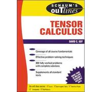 David Kay Schaum's Outline of Tensor Calculus (Tascabile)