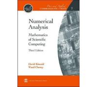 David Kincaid Ward Cheney Numerical Analysis (Copertina rigida)