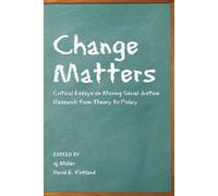 David Kirkland Change Matters (Tascabile) Critical Qualitative Research