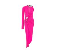 DAVID KOMA, ,Dresses ,Donna ,Rosa ,M Abito a Tubino con Rose di Cristallo