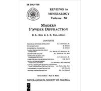 David L. Bish Modern Powder Diffraction (Tascabile)
