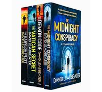 David Leadbeater Joe Mason Series 4 Books Collection Set (The Vatican Secret, The Demon Code, The Midnight Conspiracy & The Babylon Plot)