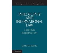 David Lefkowitz Philosophy and International Law (Tascabile)