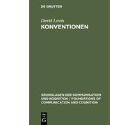 David Lewis Konventionen (Copertina rigida)