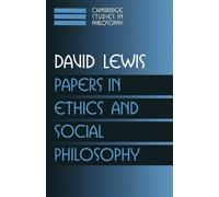 David Lewis Papers in Ethics and Social Philosophy: Volume 3 (Tascabile)