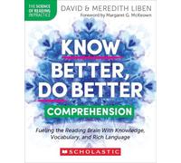 David Liben Meredith Liben Know Better, Do Better: Comprehension (Tascabile)