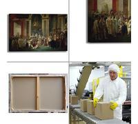 David L'incoronazione di Napoleone quadro stampa tela dipinto telaio arredo casa