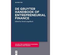 David Lingelbac De Gruyter Handbook of Entrepreneurial Financ (Copertina rigida)